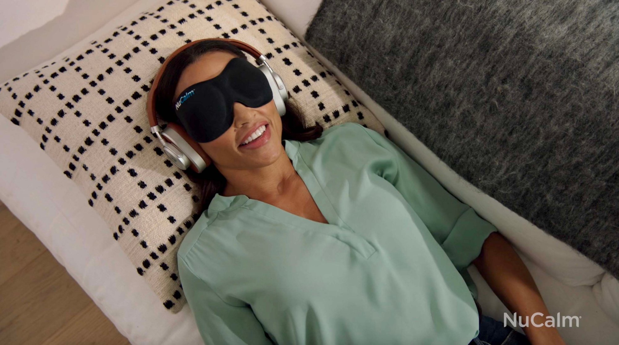 woman enjoying NuCalm woman enjoying NuCalm