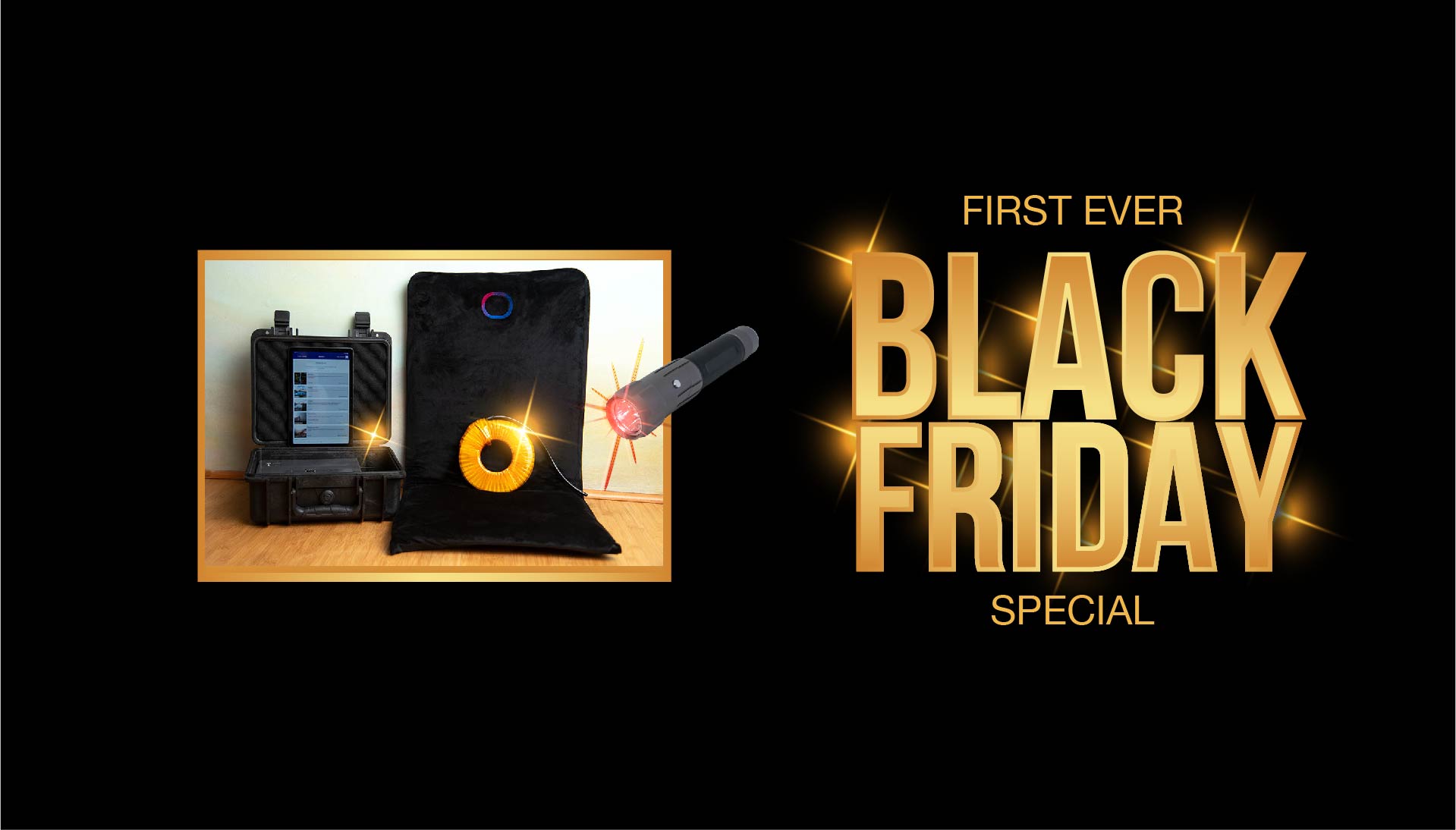 Limited Time Black Friday Deal AmpCoil + PEMF Mat + Red Light Torch